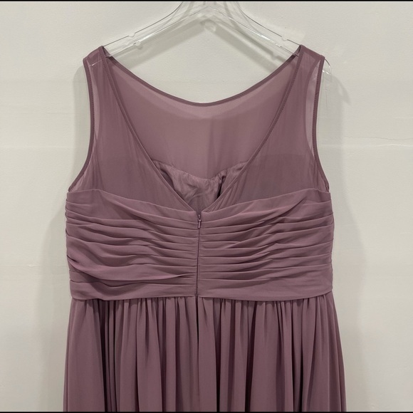 Bill Levkoff Sleeveless Maxi Dress Gown Bridesmaid - Picture 3 of 9